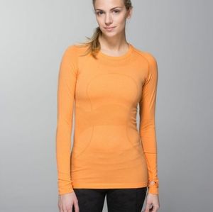 Lululemon Heather's Creamsicle swiftly size 4